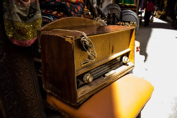 Fez Marocko Juni 2022 Sopporna Fez Medina Traditionella Arabiska Marknader — Stockfoto