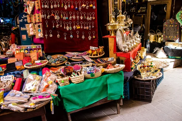 Fez Marrocos Junho 2022 Souks Fez Localizados Medina São Mercados — Fotografia de Stock