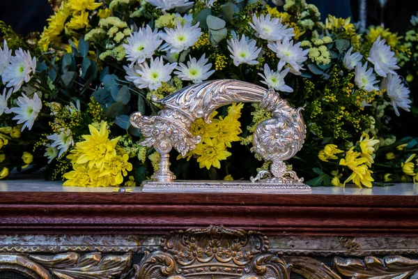 Carmona Spain June 2022 Corpus Christi Carmona Religious Procession Streets — Stock Photo, Image