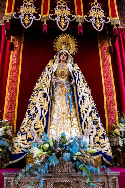 Carmona Spanje Juni 2022 Corpus Christi Carmona Religieuze Processie Door — Stockfoto
