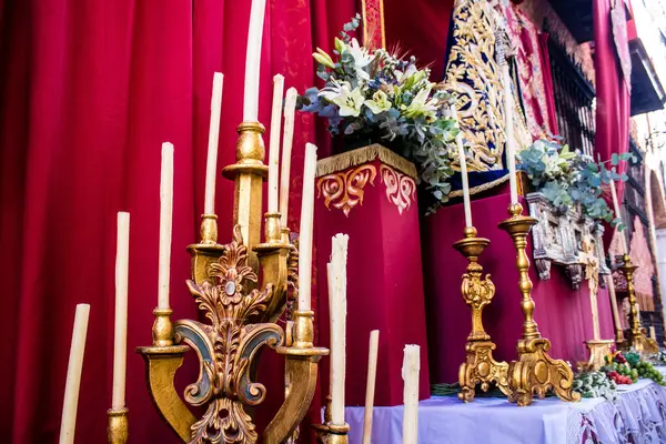 Carmona Spain June 2022 Corpus Christi Carmona Religious Procession Streets — Stock Photo, Image