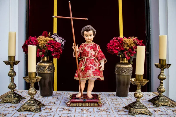 Carmona Spanien Juni 2022 Corpus Christi Carmona Religiöse Prozession Durch — Stockfoto