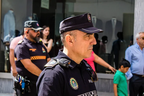 Carmona Spanien Juni 2022 Fronleichnam Von Carmona Polizei Den Straßen — Stockfoto