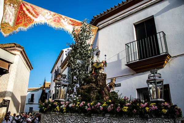 Carmona España Junio 2022 Corpus Christi Carmona Procesión Religiosa Las — Foto de Stock