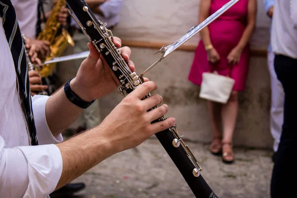 Carmona Espanha Junho 2022 Corpus Christi Carmona Procissão Religiosa Pelas — Fotografia de Stock