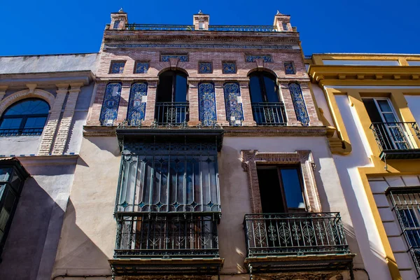 Sevilla Spanje Juni 2022 Stadsgezicht Architectuur Van Sevilla Een Symbolische — Stockfoto