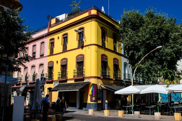 Seville Spain June 2022 Cityscape Architecture Seville Emblematic City Capital — Stockfoto