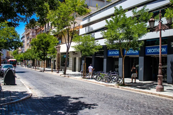 Sevilha Espanha Julho 2022 Cityscape Arquitetura Sevilha Cidade Emblemática Capital — Fotografia de Stock