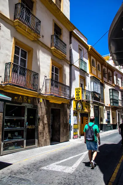 Seville Spain July 2022 Cityscape Architecture Seville Emblematic City Capital — Stockfoto