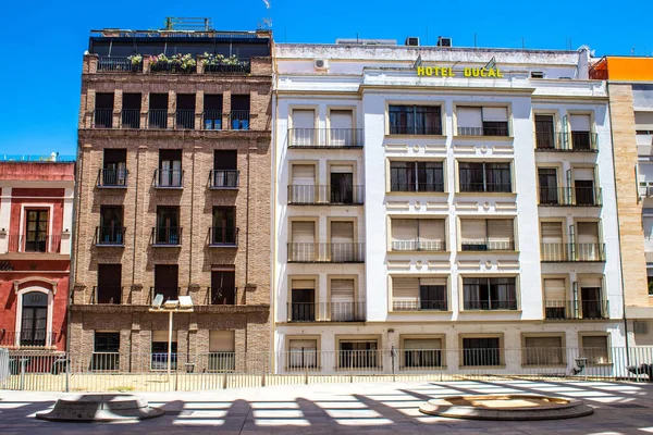 Seville Spain July 2022 Facade Building Streets Seville Emblematic City — Stockfoto