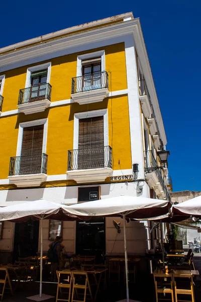 Seville Spain July 2022 Facade Building Streets Seville Emblematic City — Stock Photo, Image