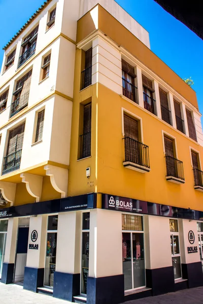 Seville Spain July 2022 Facade Building Streets Seville Emblematic City — Photo