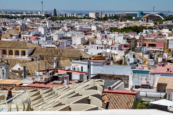 Seville Spain July 2022 Panoramic View Seville Emblematic City Capital — Stockfoto