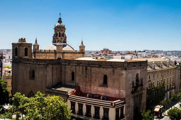 Seville Spain July 2022 Panoramic View Seville Emblematic City Capital —  Fotos de Stock