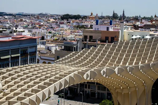 Seville Spain July 2022 Metropol Parasol Popularly Linked Name Las — Foto Stock