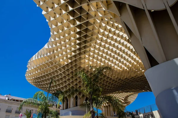 Sevilla Spanien Juli 2022 Der Metropol Parasol Volksmund Mit Dem — Stockfoto