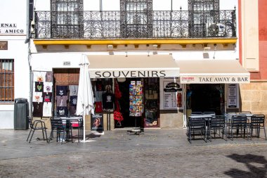 Seville, İspanya - 12 Haziran 2022 Sevilla şehri ve İspanya 'nın güneyindeki Endülüs Bölgesi' nin başkenti Sevilla 'nın mimarisi.