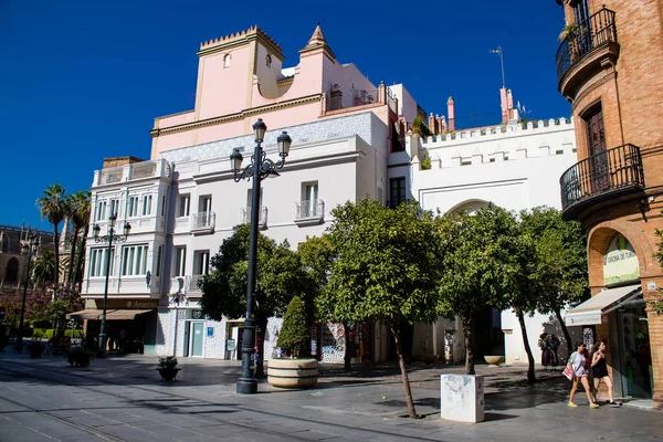 Sevilla Španělsko Června 2022 Cityscape Architektura Sevilly Symbolického Města Hlavního — Stock fotografie