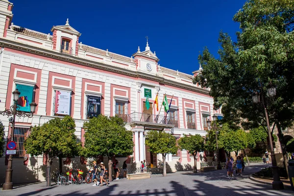 Sevilla Spanje Juni 2022 Stadsgezicht Architectuur Van Sevilla Een Symbolische — Stockfoto