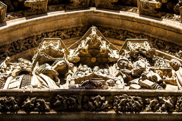 Seville Spain June 2022 Facade Saint Metropolitan Patriarchal Cathedral Seville — Foto de Stock