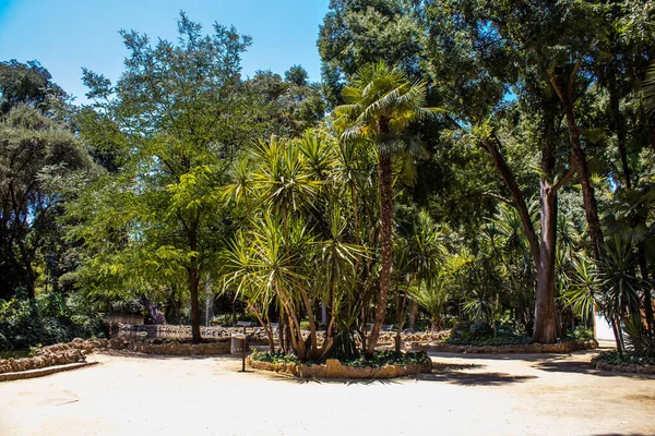 Seville Spain July 2022 Maria Luisa Park First Urban Park — Φωτογραφία Αρχείου