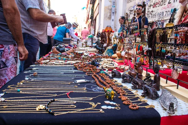 Seville Spain July 2022 Various Objects Sold Flea Market Also — Stockfoto