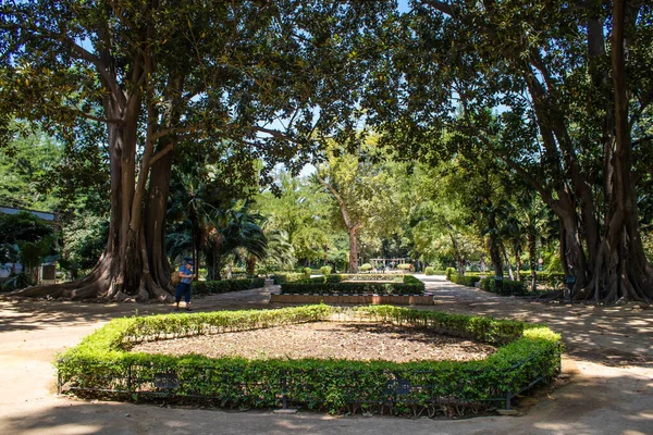 Seville Spain July 2022 Maria Luisa Park First Urban Park — Foto de Stock