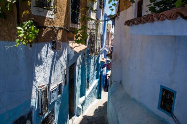 Chefchaouen, Morocco - August 19, 2022 Chefchaouen is a city located in the Rif mountains, in the north Morocco. Renowned for the remarkable buildings of varying shades of faded blue in its old town