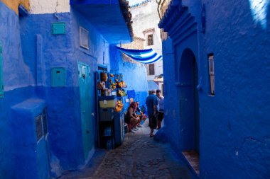 Chefchaouen, Morocco - August 19, 2022 Chefchaouen is a city located in the Rif mountains, in the north Morocco. Renowned for the remarkable buildings of varying shades of faded blue in its old town