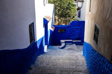 Chefchaouen, Morocco - August 19, 2022 Chefchaouen is a city located in the Rif mountains, in the north Morocco. Renowned for the remarkable buildings of varying shades of faded blue in its old town