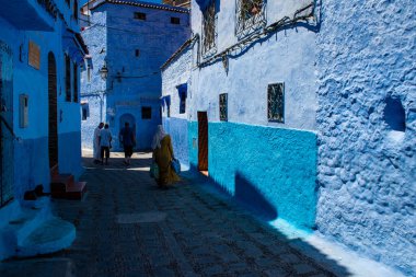 Chefchaouen, Morocco - August 19, 2022 Chefchaouen is a city located in the Rif mountains, in the north Morocco. Renowned for the remarkable buildings of varying shades of faded blue in its old town