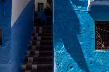 Chefchaouen, Morocco - August 19, 2022 Chefchaouen is a city located in the Rif mountains, in the north Morocco. Renowned for the remarkable buildings of varying shades of faded blue in its old town
