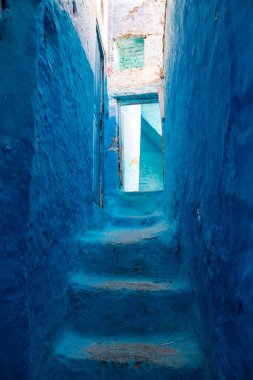 Chefchaouen, Morocco - August 19, 2022 Chefchaouen is a city located in the Rif mountains, in the north Morocco. Renowned for the remarkable buildings of varying shades of faded blue in its old town