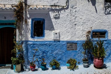 Chefchaouen, Morocco - August 19, 2022 Chefchaouen is a city located in the Rif mountains, in the north Morocco. Renowned for the remarkable buildings of varying shades of faded blue in its old town