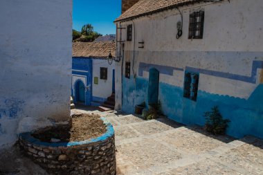 Chefchaouen, Morocco - August 19, 2022 Chefchaouen is a city located in the Rif mountains, in the north Morocco. Renowned for the remarkable buildings of varying shades of faded blue in its old town