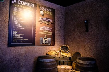 Seville, Spain - August 13, 2022 Modern aquarium of Seville with a wide variety of marine species, touch tanks and a bull shark tunnel, Aquatic life from all the Oceans of the world are found there