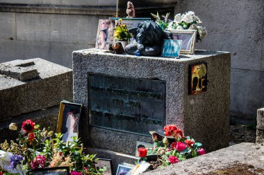 Paris, France - September 05, 2022 The Pere Lachaise cemetery is the largest Parisian cemetery, a popularity that the place owes to its 220 years of history and 70000 graves including many celebrities
