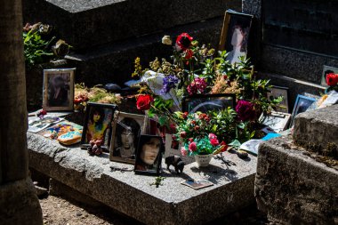 Paris, France - September 05, 2022 The Pere Lachaise cemetery is the largest Parisian cemetery, a popularity that the place owes to its 220 years of history and 70000 graves including many celebrities