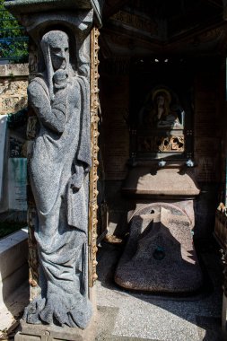 Paris, France - September 05, 2022 The Pere Lachaise cemetery is the largest Parisian cemetery, a popularity that the place owes to its 220 years of history and 70000 graves including many celebrities
