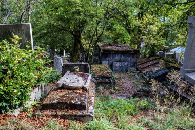 Paris, France - September 05, 2022 The Pere Lachaise cemetery is the largest Parisian cemetery, a popularity that the place owes to its 220 years of history and 70000 graves including many celebrities