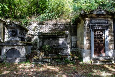 Paris, France - September 05, 2022 The Pere Lachaise cemetery is the largest Parisian cemetery, a popularity that the place owes to its 220 years of history and 70000 graves including many celebrities