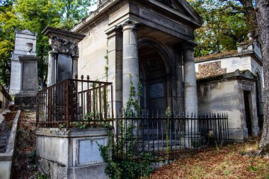 Paris, France - September 05, 2022 The Pere Lachaise cemetery is the largest Parisian cemetery, a popularity that the place owes to its 220 years of history and 70000 graves including many celebrities