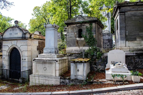 Paris France September 2022 Pere Lachaise Cemetery Largest Parisian Cemetery — стоковое фото