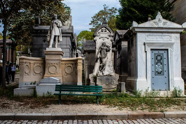 Paris France September 2022 Pere Lachaise Cemetery Largest Parisian Cemetery — стоковое фото