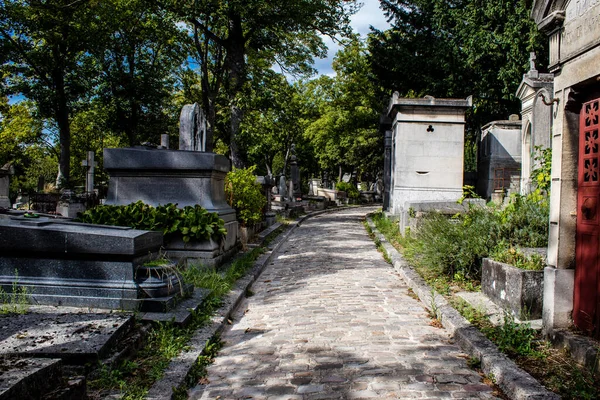 Paris France September 2022 Pere Lachaise Cemetery Largest Parisian Cemetery — стоковое фото