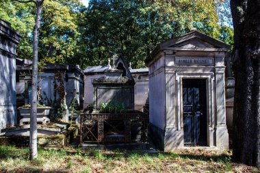 Paris, France - September 05, 2022 The Pere Lachaise cemetery is the largest Parisian cemetery, a popularity that the place owes to its 220 years of history and 70000 graves including many celebrities
