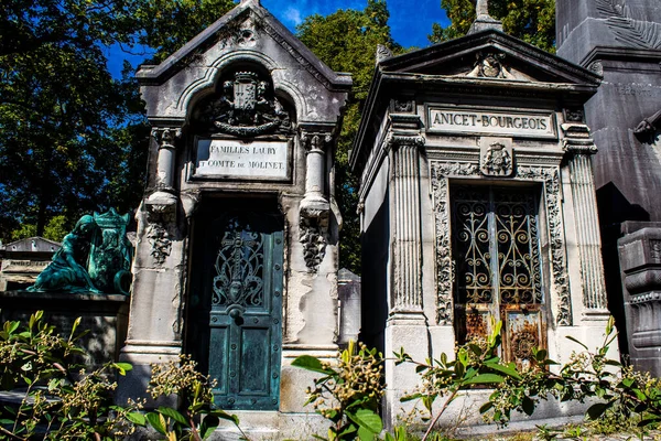 Paris France September 2022 Pere Lachaise Cemetery Largest Parisian Cemetery — Φωτογραφία Αρχείου