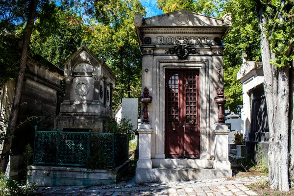 Paris France September 2022 Pere Lachaise Cemetery Largest Parisian Cemetery — Zdjęcie stockowe