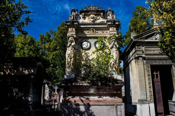 Paris France September 2022 Pere Lachaise Cemetery Largest Parisian Cemetery — стоковое фото