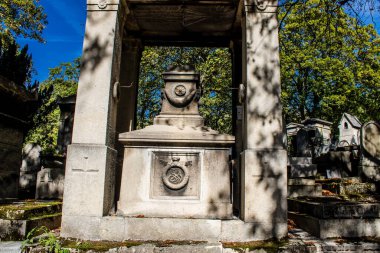 Paris, France - September 05, 2022 The Pere Lachaise cemetery is the largest Parisian cemetery, a popularity that the place owes to its 220 years of history and 70000 graves including many celebrities